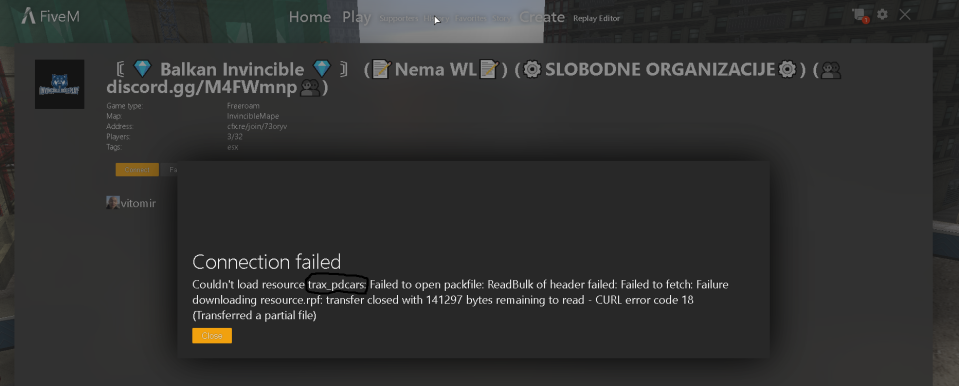My fivem server wont work - FiveM Client Support - Cfx Forum