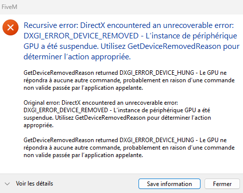 Recursive Error Fivem Crash when connecting to a server - FiveM Client Support - Cfx Forum