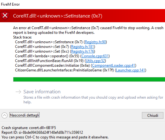 I have this error when i try to open FiveM, can you please help me ...