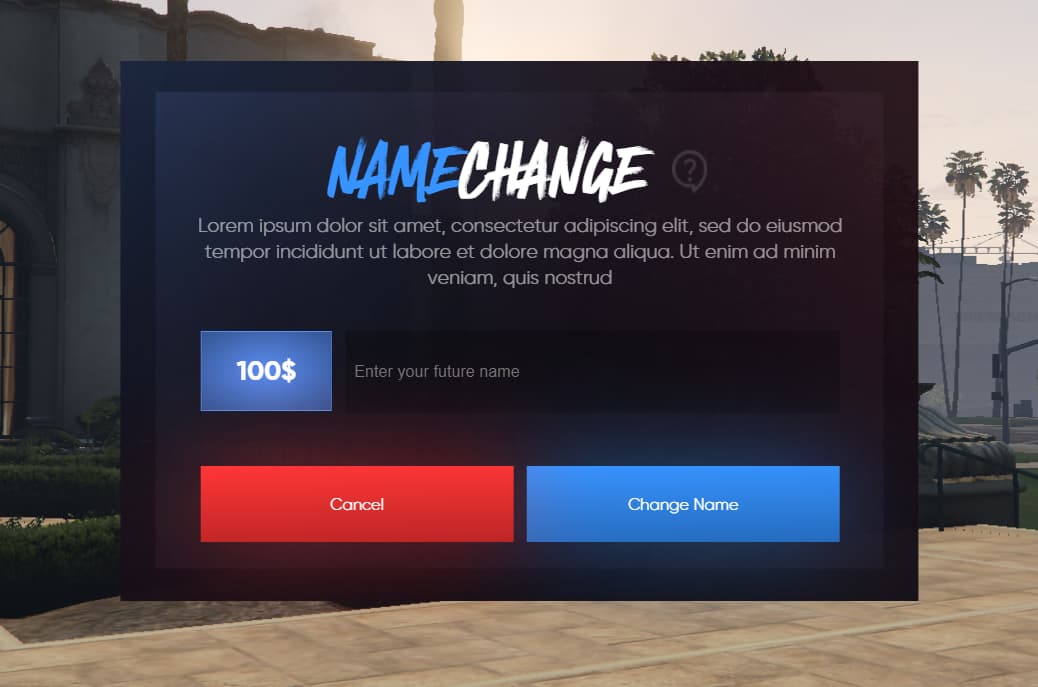 [PAID] [ESX] Namechanger Thumbnail