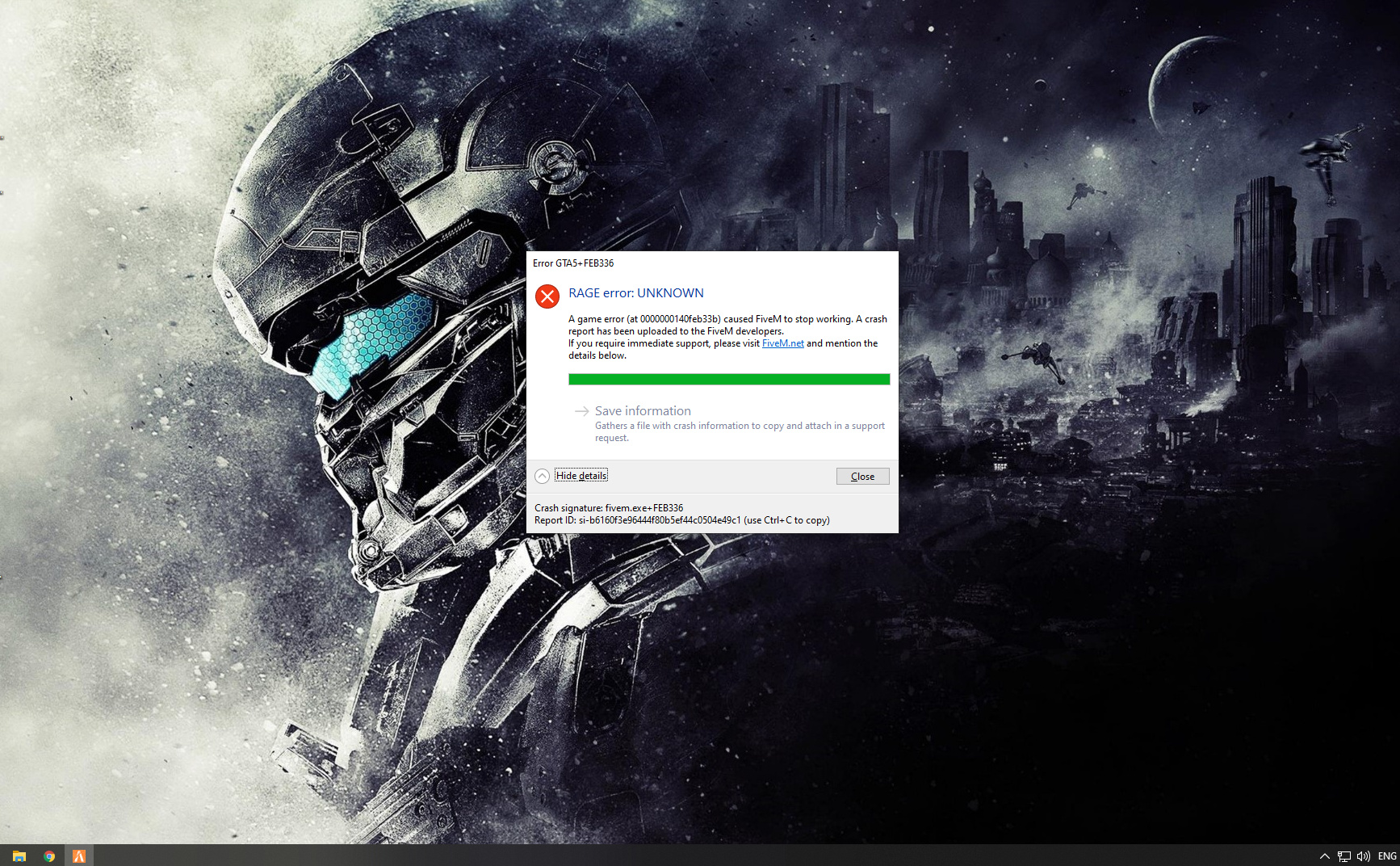 RAGE error UNKNOWN - FiveM Client Support - Cfx Forum