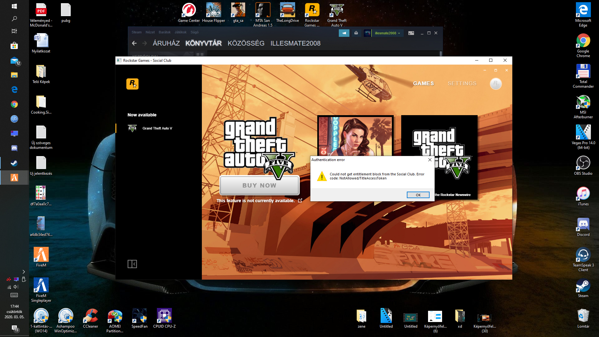 This error when I start the game - FiveM Client Support - Cfx Forum