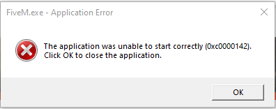 fiveM error