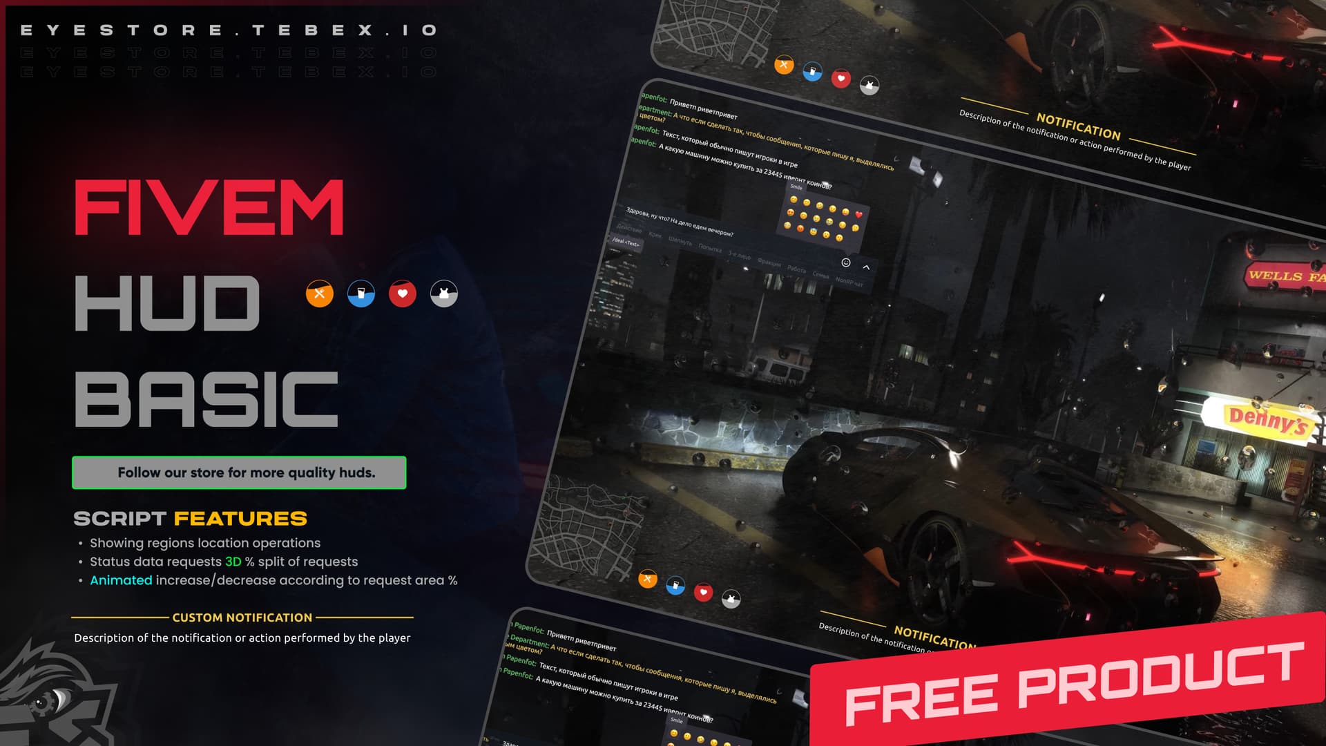  free fivem basic hud custom notification fivem releases cfx re
