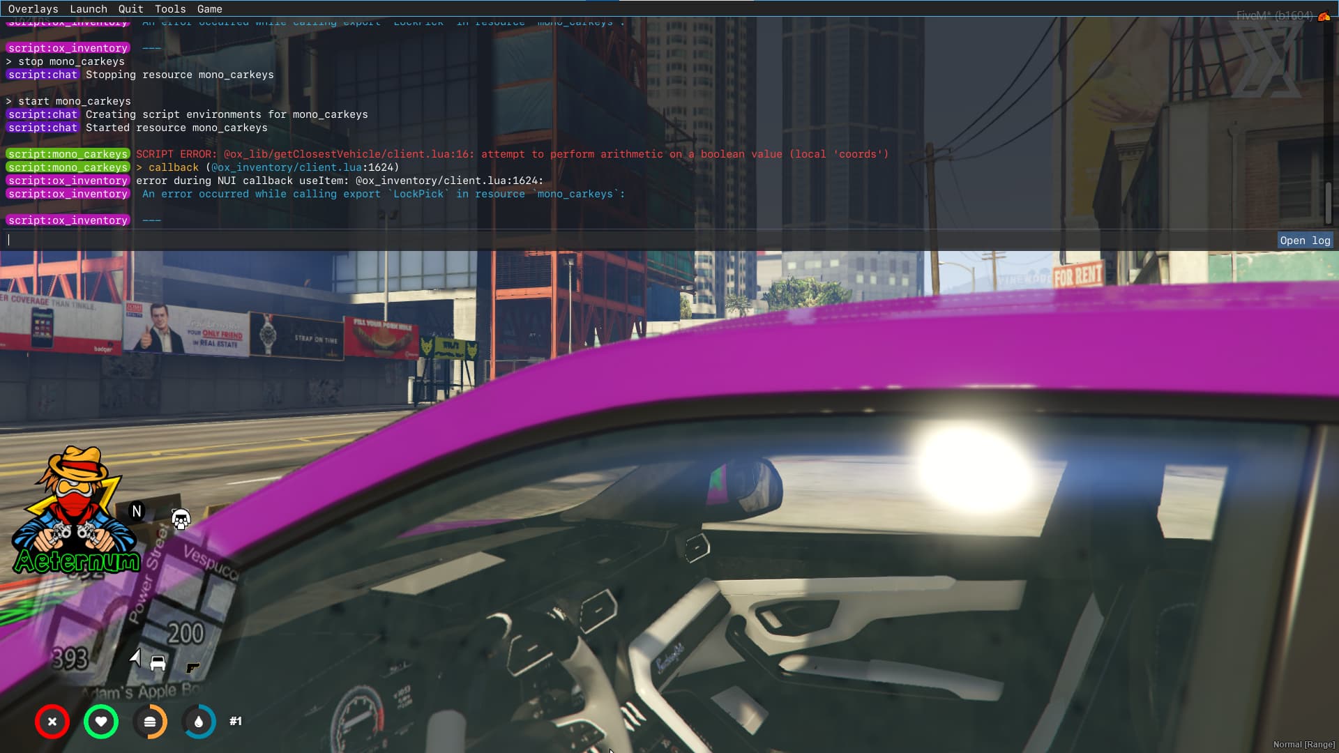 [ deprecated ] MONO_CARKEYS Item ( LockPick - HotWire - Plate Change ...