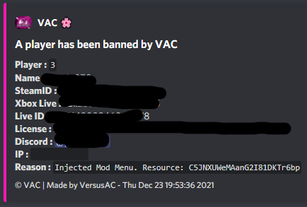[PAID] Versus Anticheat - Standalone / ESX - Protect your server now! thumbnail 5