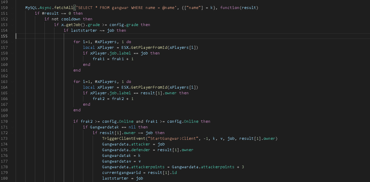 Attempt to compare nil with number es esx cfx re community