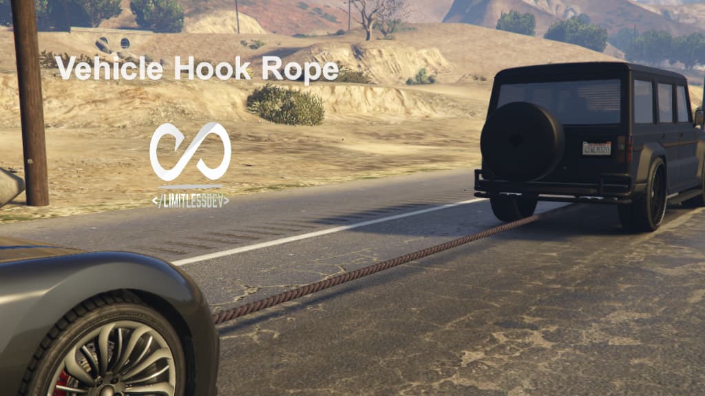 [PAID] [STANDALONE] Vehicle Hook Rope - Transport vehicles using rope! Thumbnail