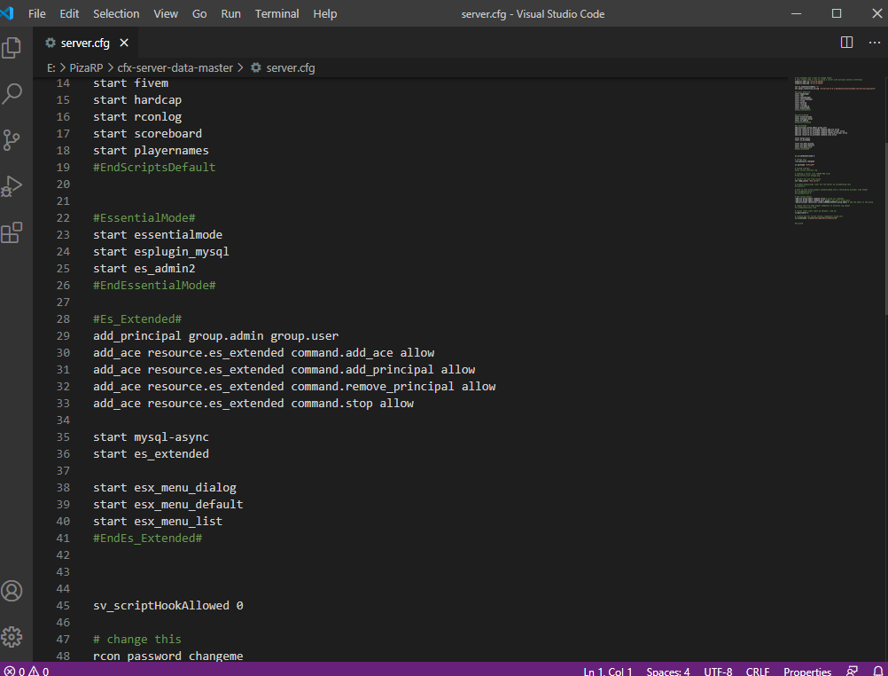 Resource loading for esx_menu_default failed - ES/ESX - Cfx.re Community