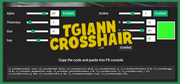 TGIANN Crosshair | Inspired CS:GO Thumbnail