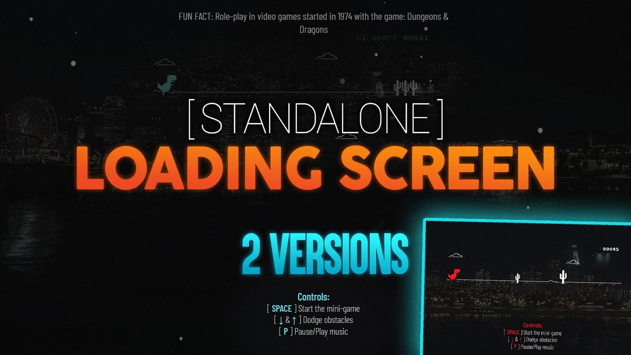 Loading Screen with Dinosaur Mini-game [PAID] Thumbnail
