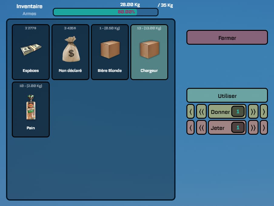  [PAID] BS_MenuF5 (Personal Menu | Administration Menu | Inventory UI) thumbnail 6