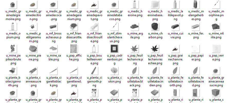 items image inventory preview