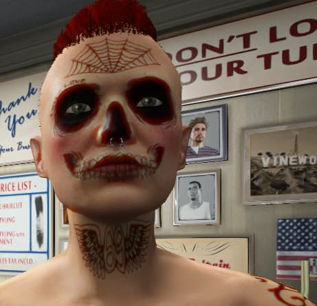 [RELEASE][PAID]4 tattoo face+neck[OPTIMISATION]  thumbnail 8
