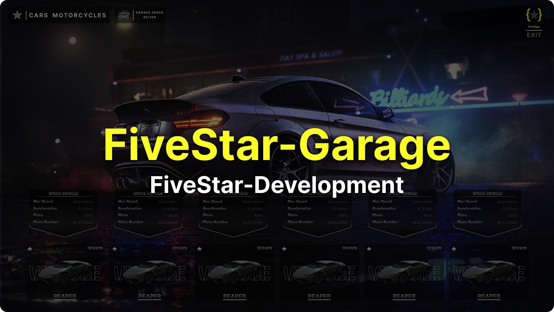 Frame 1FiveStar-Garage 1