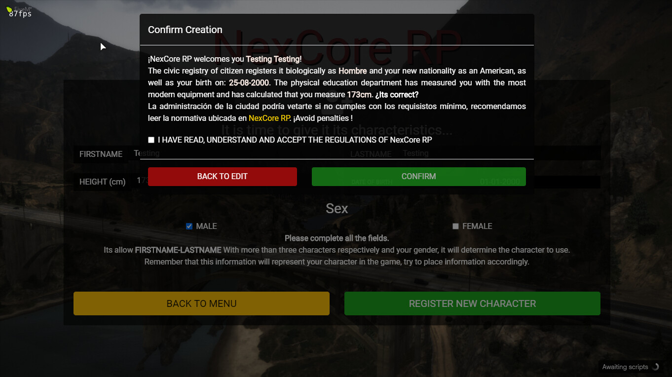 [Release] nex_characters for NexCore - FiveM Releases - Cfx.re Community