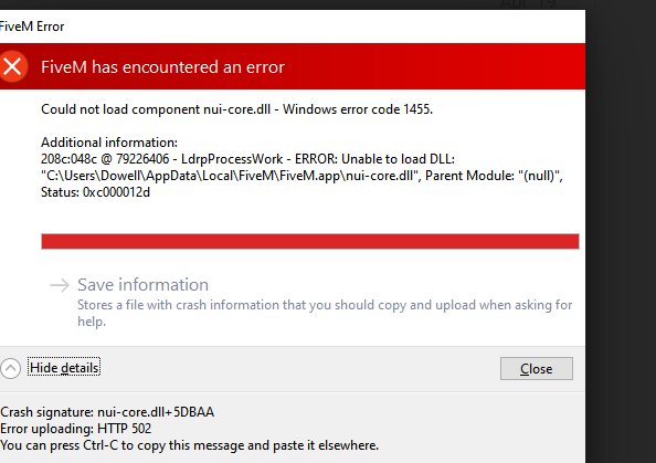 hreerror