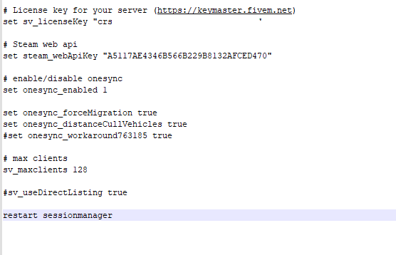 CFX RE SERVER KEY MANAGEMENT visual data 7