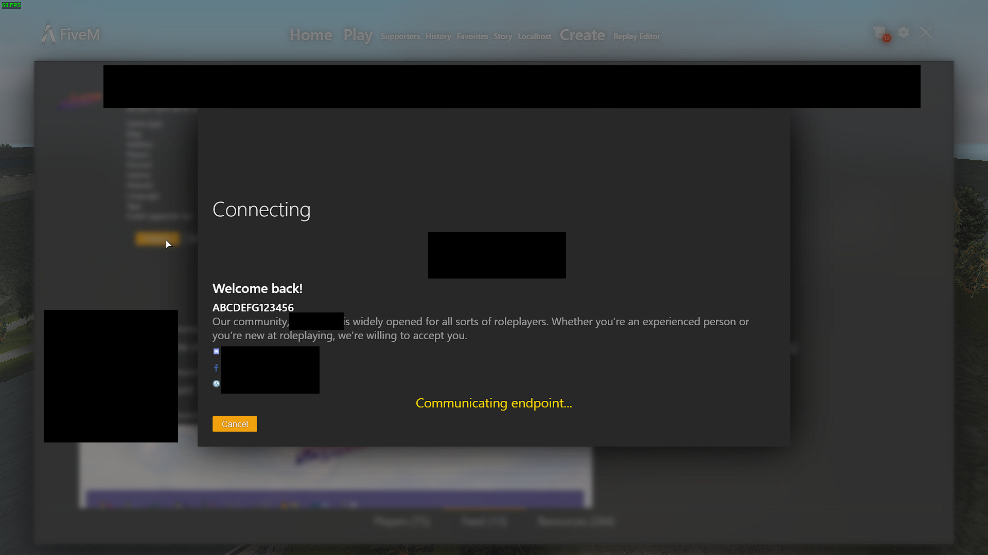 Help connecting message server - Resource Support - Cfx Forum