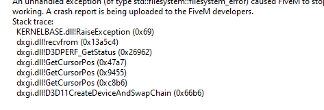 Fivem crash after start - FiveM Client Support - Cfx.re Community