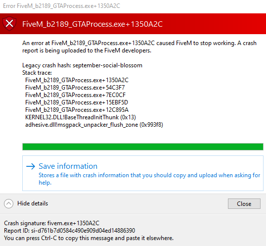Updating server build , causes FiveM crash - Discussion - Cfx.re Community