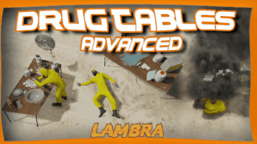 [ESX] Drug Tables “Portable, Custom Recipes, Temperatures” (Many Features) | Lambra Thumbnail