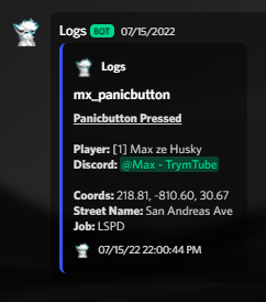 [PAID] [ESX] mx_panicbutton - a panicbutton script thumbnail 3