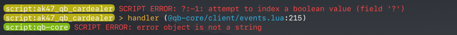 Having a script issue that is confusing me - QBCore - Cfx Forum