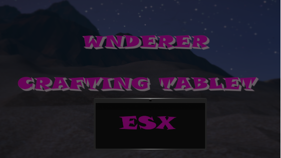 [PAID][ESX] Crafting Tablet For Portable and Mobile Crafting Thumbnail