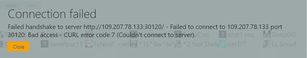 Failed handshake to server - CURL - Discussion - Cfx Forum