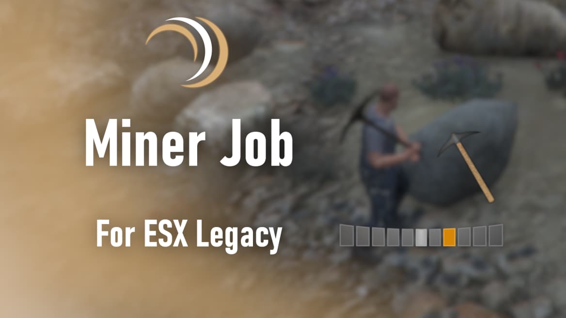 [PAID][ESX] Miner Job with minigame Thumbnail