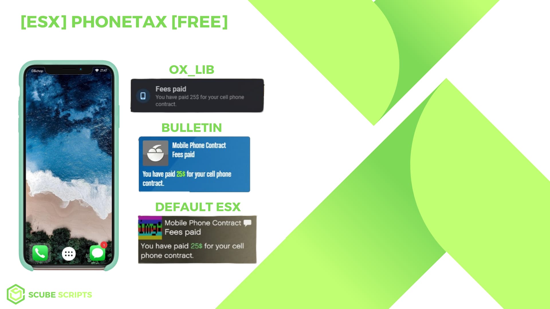 ESX] Phonetax [FREE] - Releases - Cfx.re Community