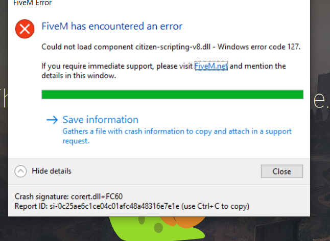 My app will not install - FiveM Client Support - Cfx.re Community