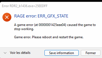 Rage Error Err Gfx State Redm Client Support Cfx Re Community