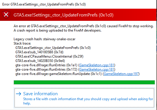 Crash gta 3.1