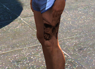 [RELEASE][PAID]Retexture 8 left leg tattoo[OPTIMISATION] thumbnail 7
