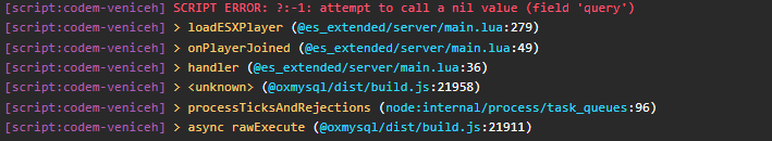 [Free] oxmysql - asynchronous MySQL wrapper - Page 16 - FiveM Releases ...