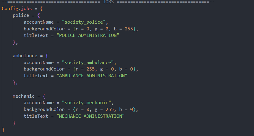[ESX] [PAID] Boss & Society UI- Account Graph thumbnail 3