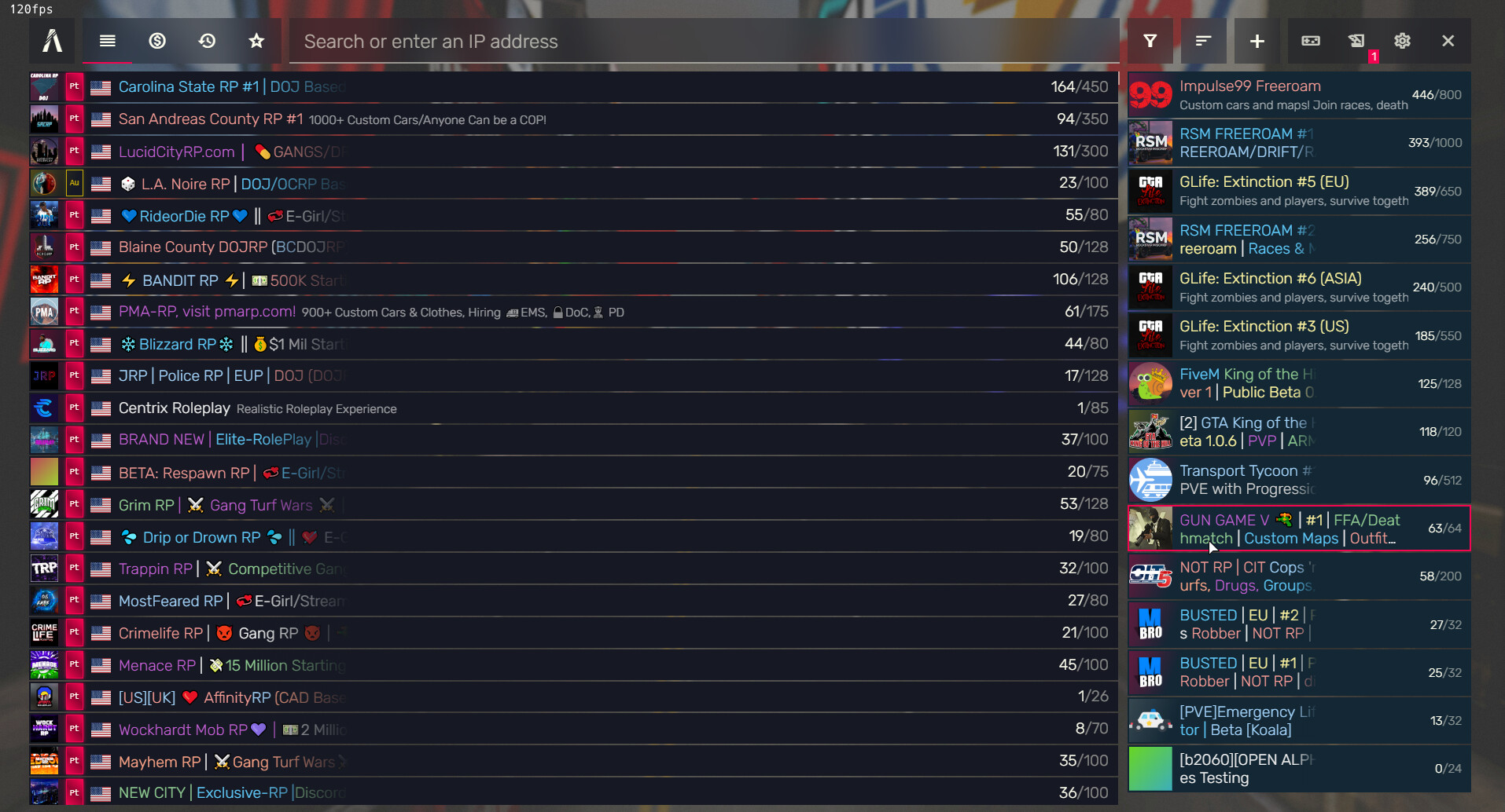 CFX RE SERVER LIST visual data 6