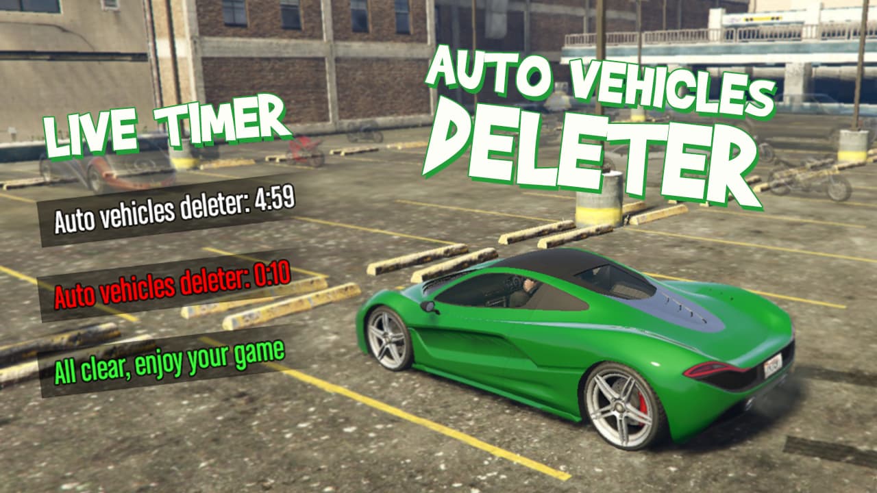 Auto Vehicles Deleter - Server Optimization - FiveM Standalone Script -  Releases - Cfx.re Community