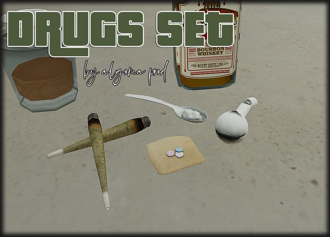 Texture drugs set