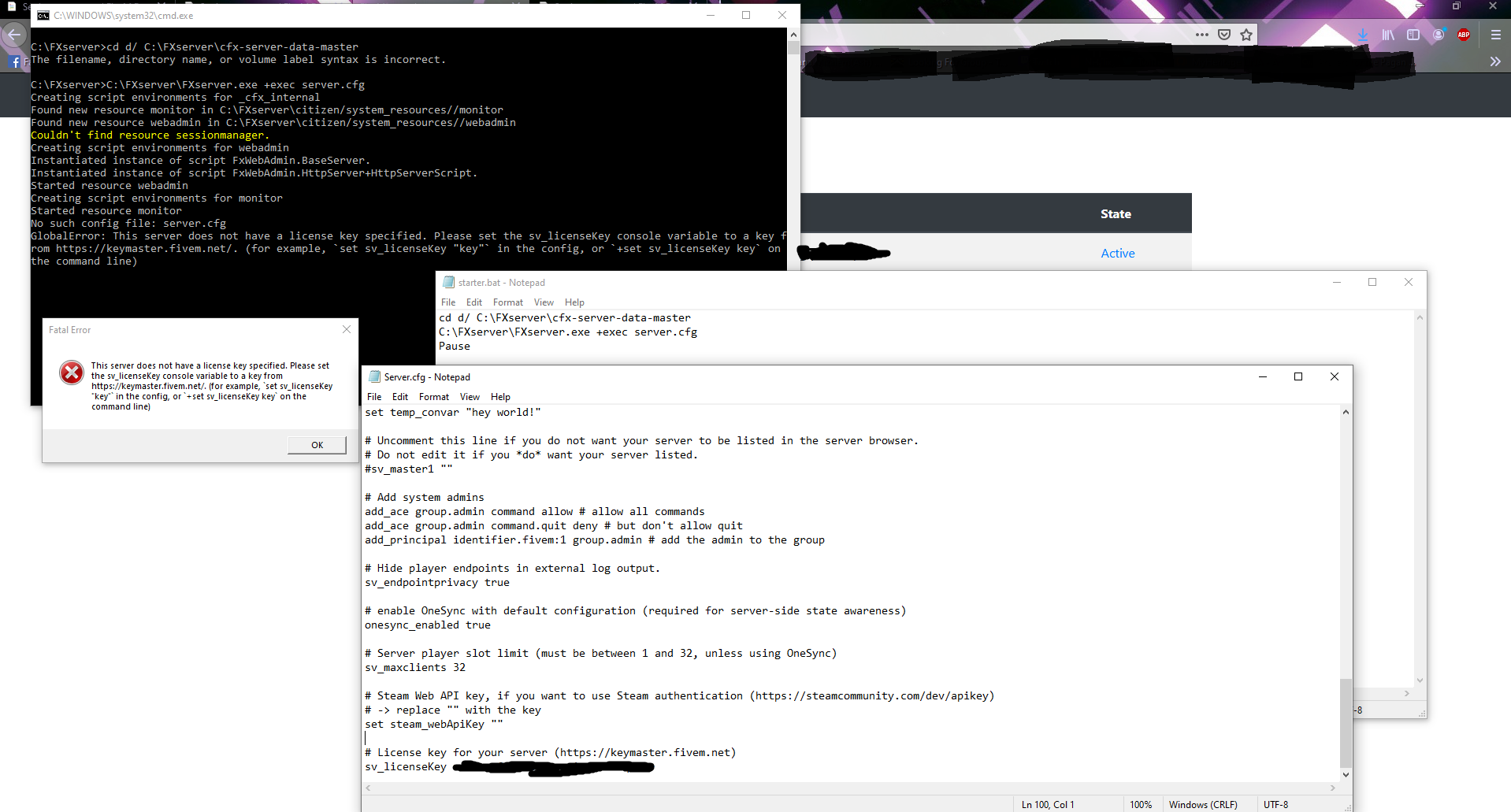Hi, I know this is a common thing but I get Errors - Server Discussion ...