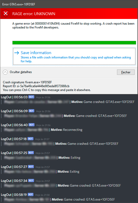 Crashes after the last client update - FiveM Client Support - Cfx Forum
