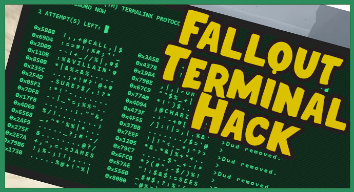 [PAID] Fallout Terminal Hacking Mini Game (Standalone) Thumbnail
