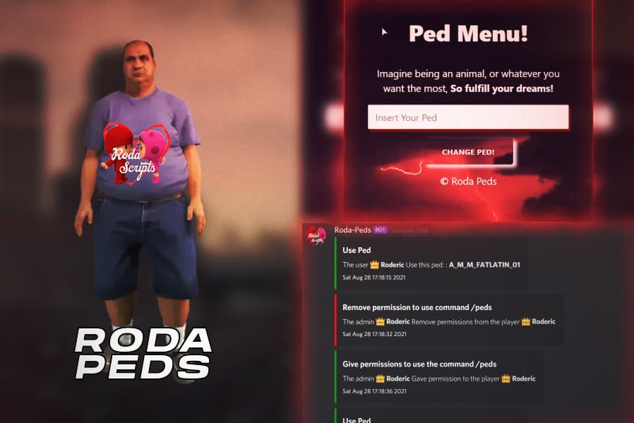 Roda Peds [QBCore] [Paid] Thumbnail