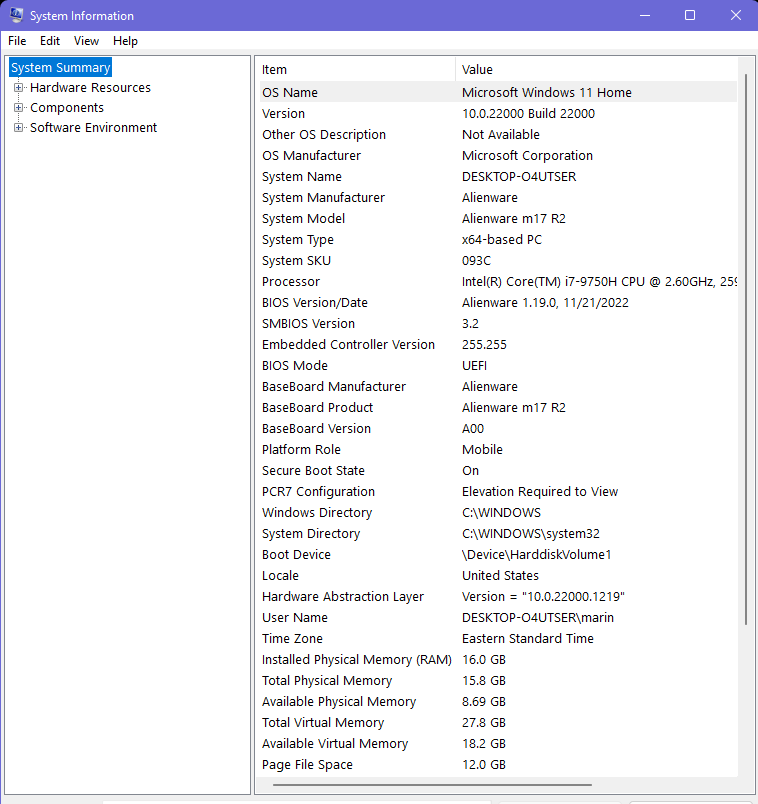 System Information 1_16_2023 7_26_37 AM