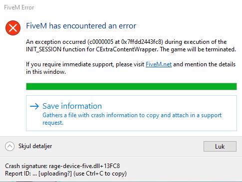 My game crashes everytime i join a server - FiveM Client Support - Cfx ...