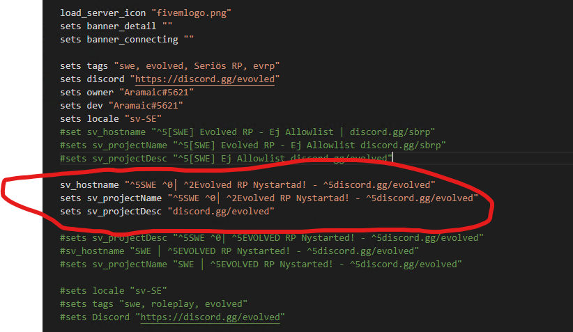 FiveM server name issue! - Server Discussion - Cfx Forum