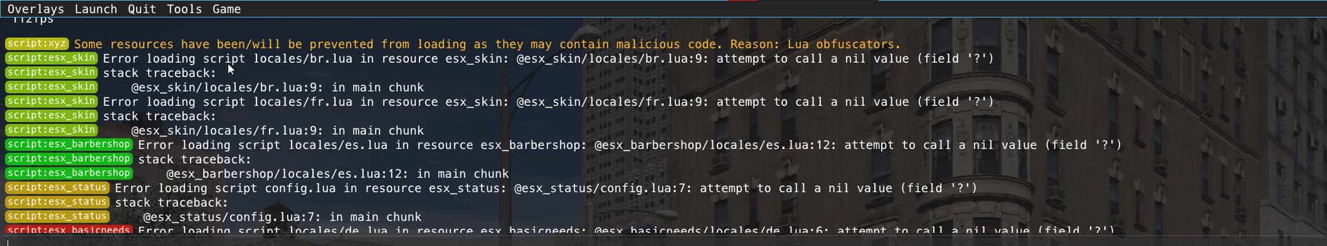 I wont load as my character - Resource Support - Cfx Forum