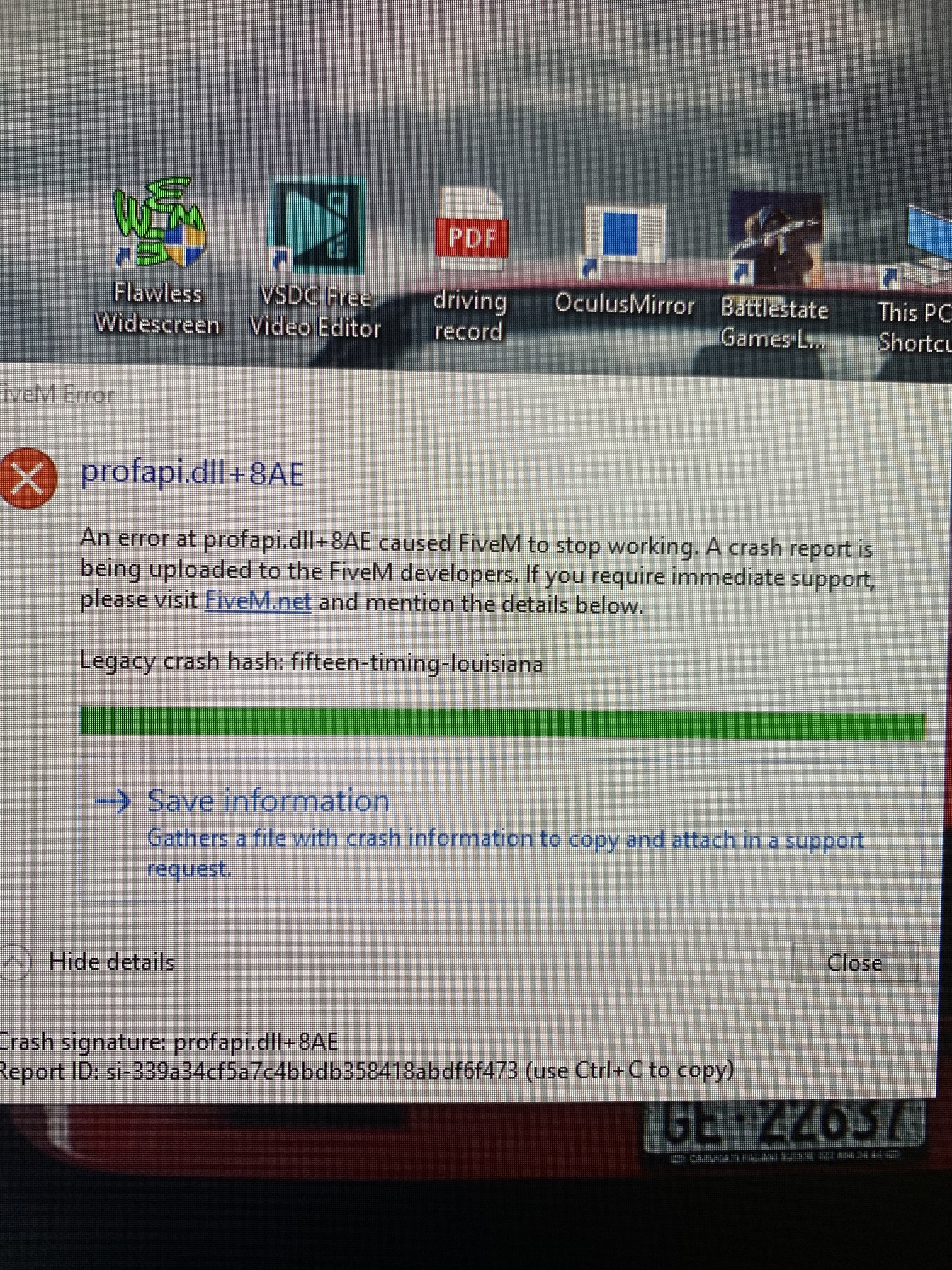 Game crashes after 10 minutes of play - FiveM Client Support - Cfx Forum